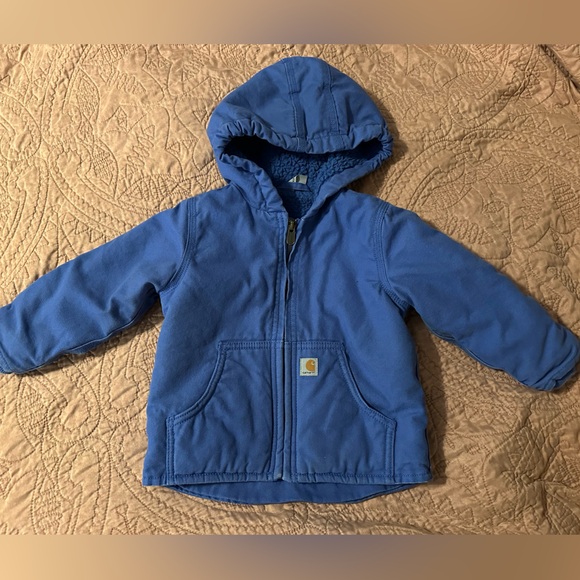 Toddler Carhartt Winter Coat - 2T - Blue - Picture 1 of 7